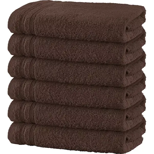 Classic Baumwolle Friseur Handtuch 50 x 90 cm braun
