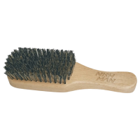 NISHMAN Premium Beard Brush Echtholzgriff &amp; Naturborsten
