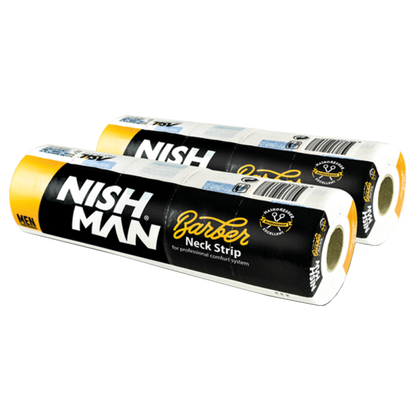 NISHMAN Professional Halsschutzkrause Barber Neck Paper 1 Stange 5 x 100 Stk.