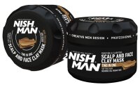 NISHMAN Clay Mask Sculp &amp; Face Deep Cleansing 450g