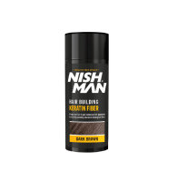 NISHMAN Hair Building Premium Keratin Fiber Sch&uuml;tthaar 21g dark brown
