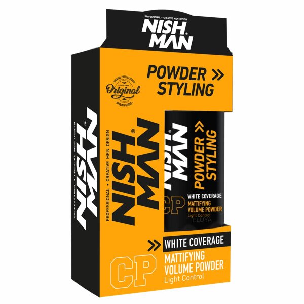 NISHMAN CP Volume Powder Mattifying Styling schwarz f&auml;rbend 20 g