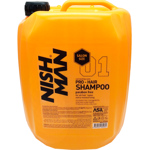 NISHMAN Pro-Hair Shampoo Paraben Free 5000 ml