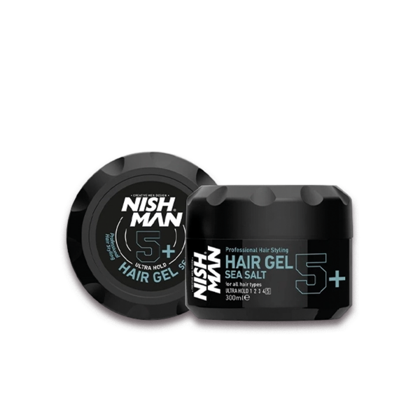 NISHMAN Hair Gel 5+ Sea Salt 300ml