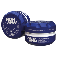 NISHMAN 05 Styling Cream Natural Look - blau 150 ml XL