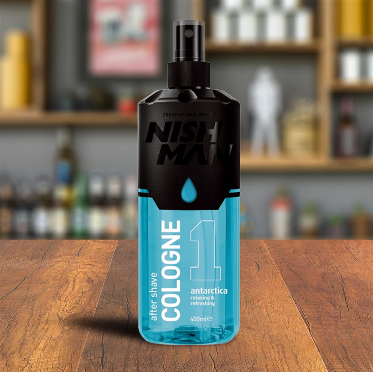 NISHMAN 01 After Shave Cologne 70° Alkohol desinfizierend Antarctic