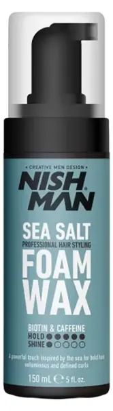 NISHMAN Foam Wax Sea Salt Schaumfestiger150 ml