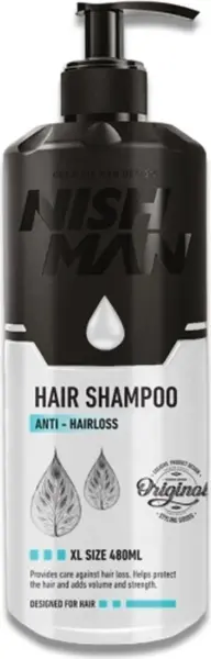 NISHMAN Anti-Haarausfall Shampoo 480 ml
