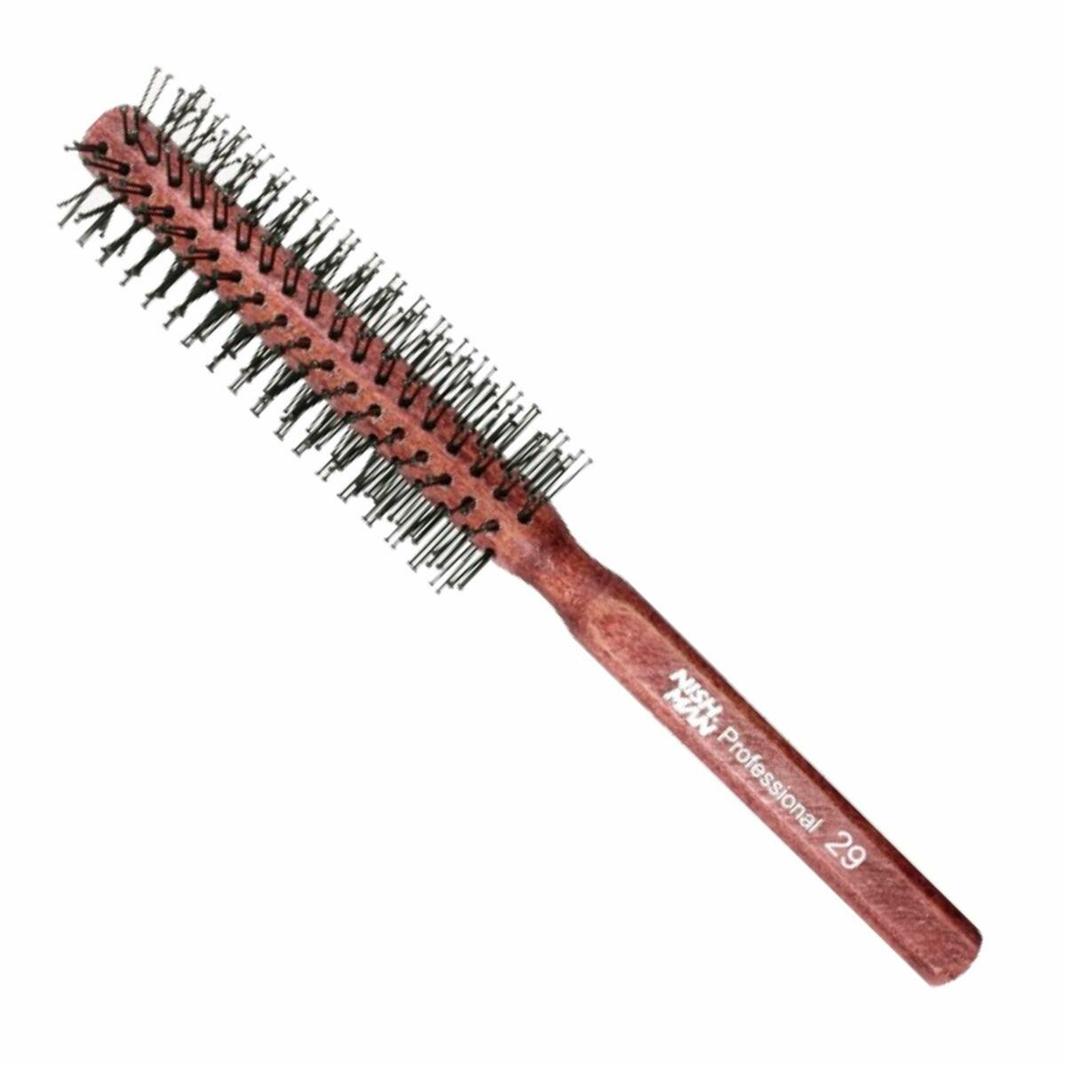 Efalock Professional Pneumatikbürste Groß – 10-reihig Mit Natur- Und Nylonborsten