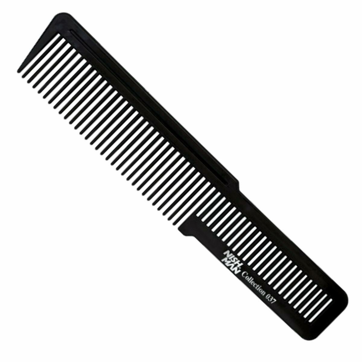 Griffkamm Aus Acetat, Havanna-bernstein, 19 Cm – Hergestellt In Frankreich, Als Bart- Oder Frisierkamm