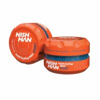 NISHMAN 02 Hair Styling Wax Sport - orange 100 ml