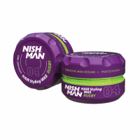 NISHMAN 04 Hair Styling Wax Rugby - violet 100 ml