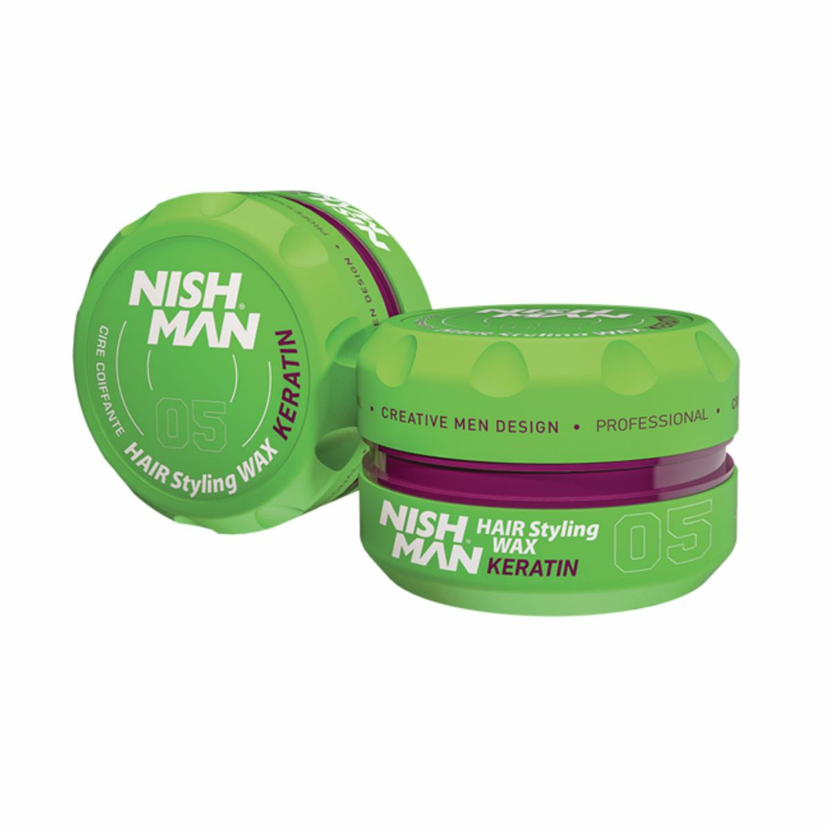 NISHMAN 05 Hair Styling Wax Keratin grün 100 ml NISHMAN Germany,