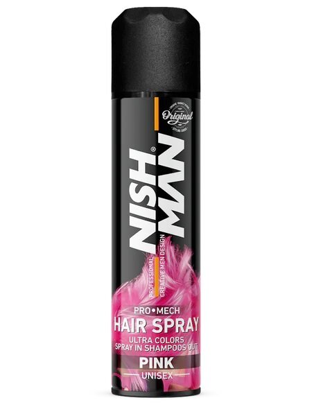 NISHMAN Color Hair Spray - Pink 150 ml
