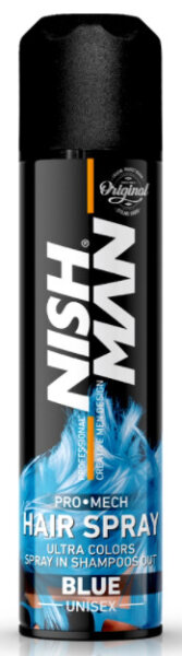 NISHMAN Color Hair Spray - Blue 150 ml