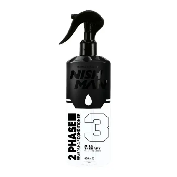 NISHMAN 2 Phasen Beard &amp; Hair Conditioner 03 - MILK THERAPIE, 400ml
